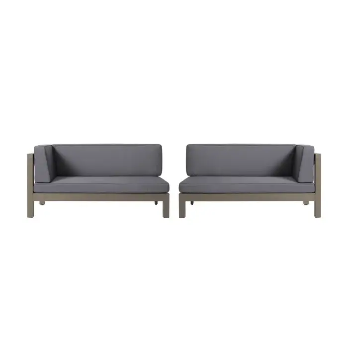 ENSEMBLE BANQUETTE D'ANGLE GAUCHE-DROITE BRAVA X-BACK