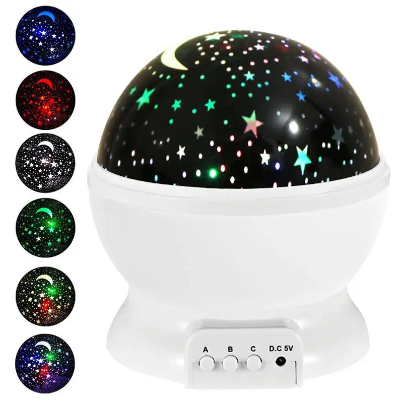 360° Rotating Galaxy Projector – LED Nebula Star Night Light for Kids Room - Tampa Home & Garden Store