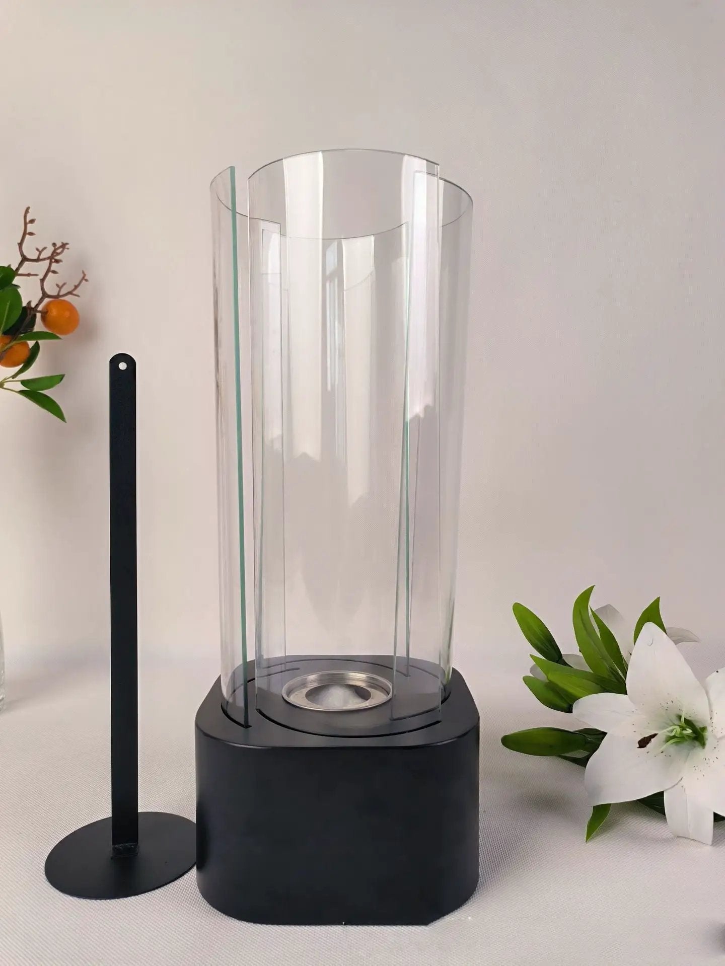 Cheminée à alcool Firepot True Fire Poêle Whirlwind Poêle de chauffage Décoration d'atmosphère de villa intérieure et extérieure Décoration de bureau
