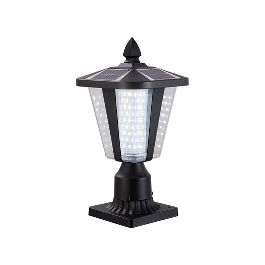 Solar Column Headlights With Dimmable LED - Tampa Home & Garden Store
