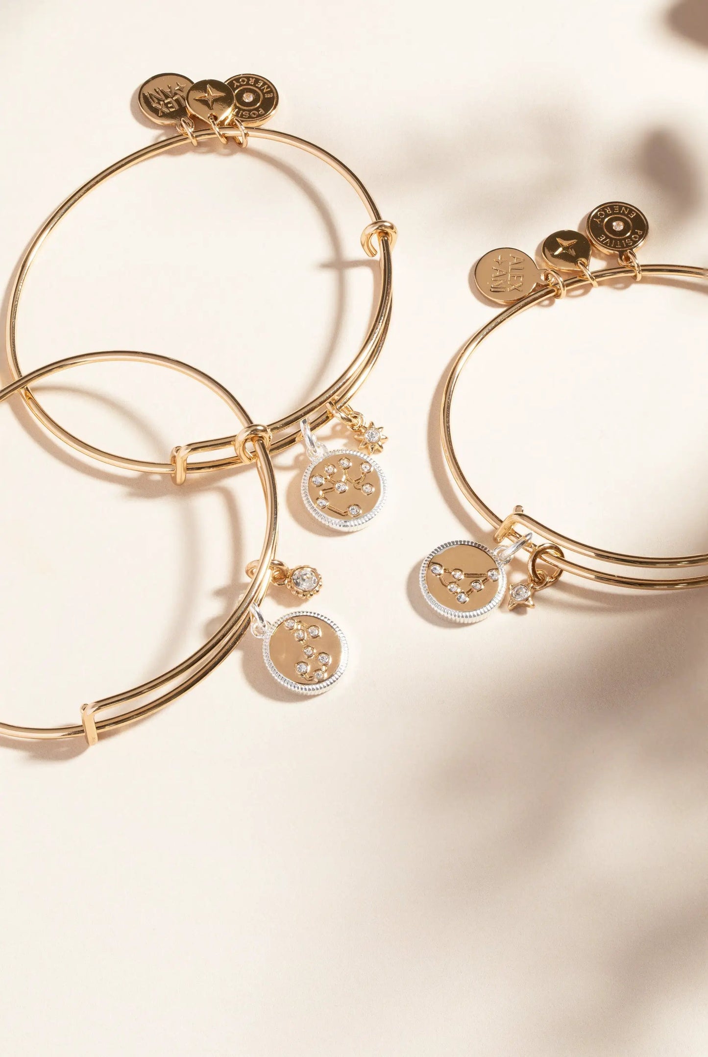 Scorpio Zodiac Charm Bangle, gold-tone bracelet with zodiac charms and crystals by ALEX AND ANI on Tampa Home & Garden Store