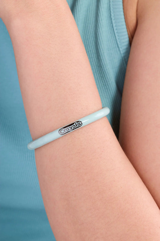 Crayola Robin's Egg Blue Crayon Cuff bracelet by Alex and Ani on Tampa Home & Garden Store