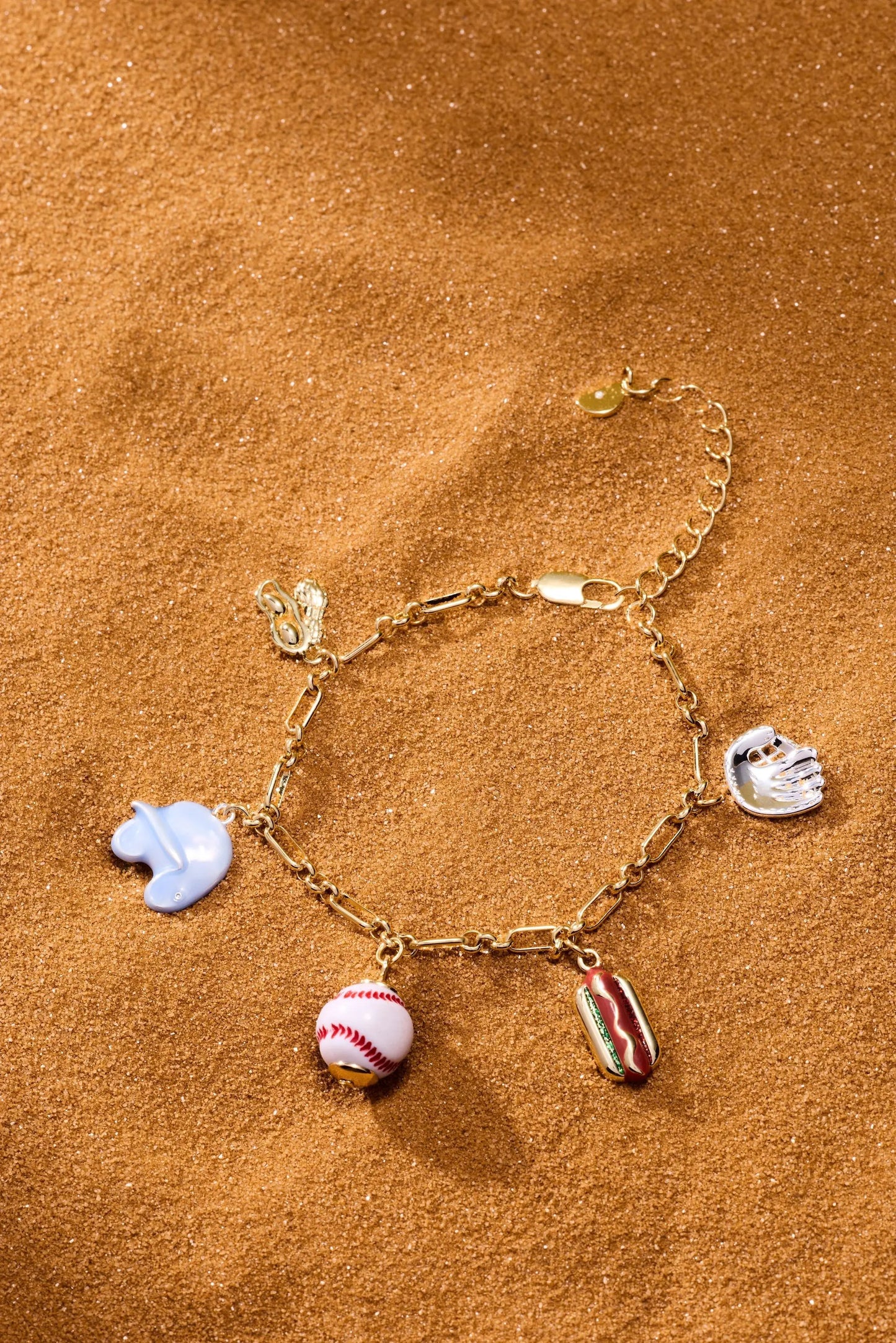 Take Me Out to the Ballgame Charm Bracelet