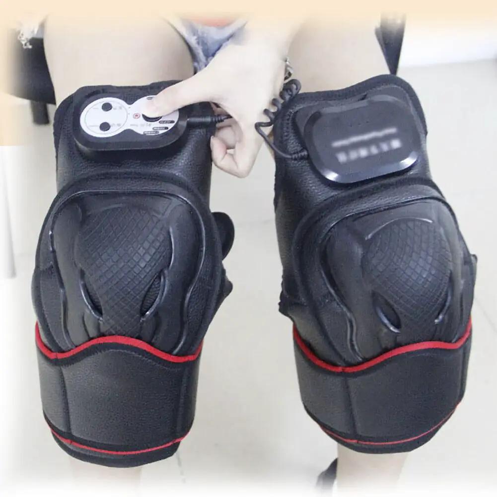 1 Pair Sports Gift Knee Joint Physiotherapy Portable Effective Heat Vibration Home Arthritis Pain Relief Timing Massager - Tampa Home & Garden Store