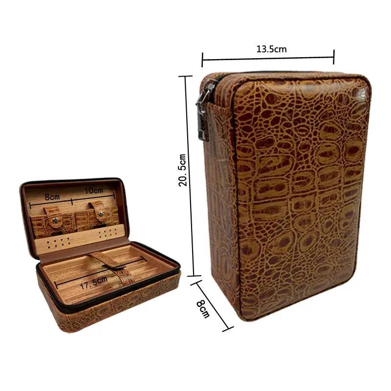 Two carved cedar humidor boxes, brown with interior compartments VIP Digital Presence on Tampa Home & Garden Store