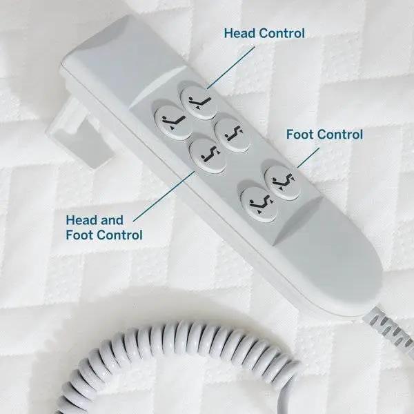 Queen Size Electric Head Foot Adjustable Bed Base with Remote - Tampa Home & Garden Store