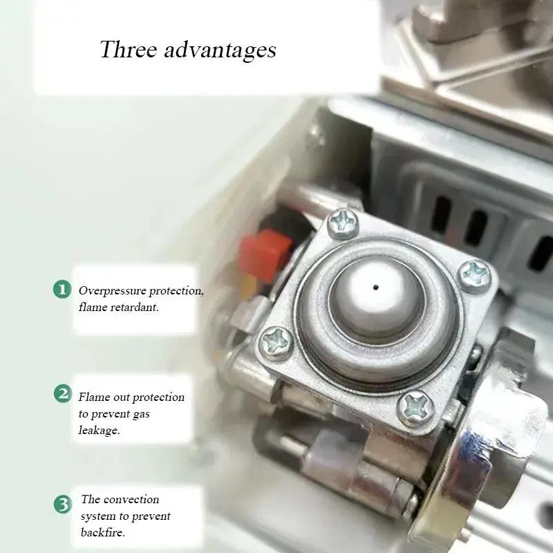 Outdoor Compact Gas Stove 3.5KW stainless steel burner assembly on Tampa Home & Garden Store