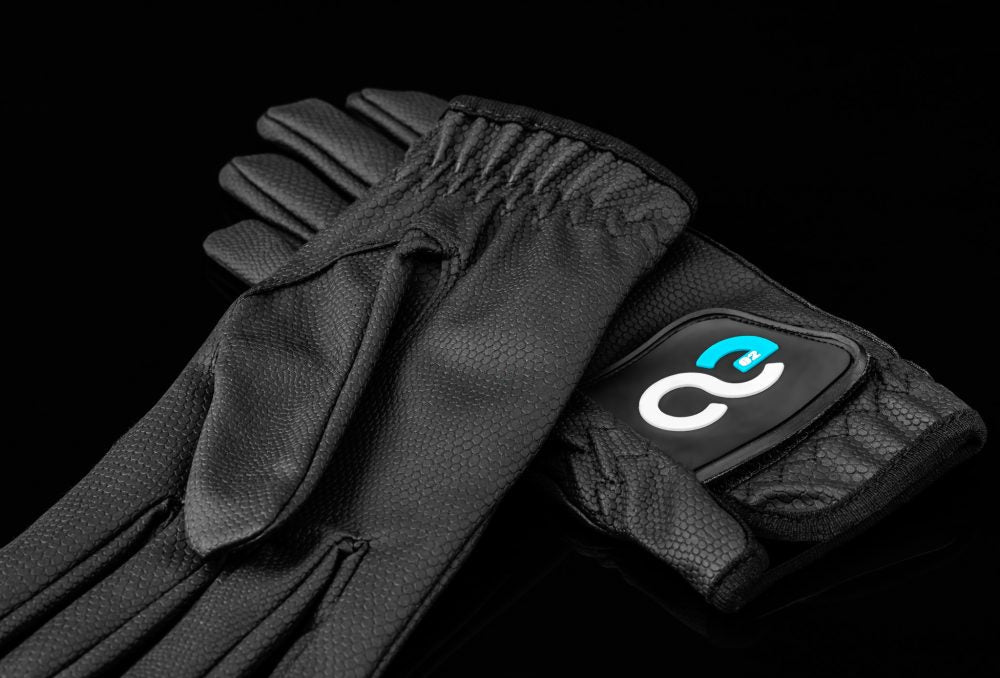 American Equus gloves, ultra-thin EquiFeel, black textured, pair on Tampa Home & Garden Store