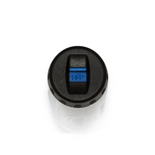 Air Handler Mini Pump with Auto Head bicycle pump black body blue head on Tampa Home & Garden Store