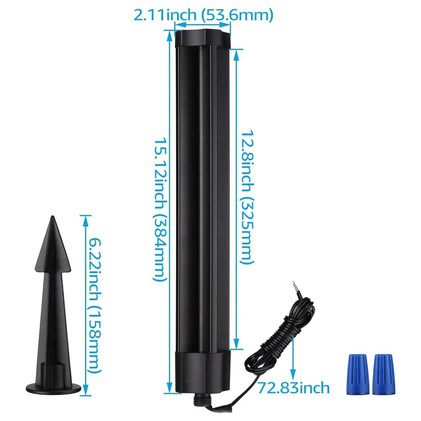 ALP14 12-Pack 4W LED 12V Low Voltage Pathway Lighting Package, AC/DC Landscape Driveway Lights - Tampa soil911.com