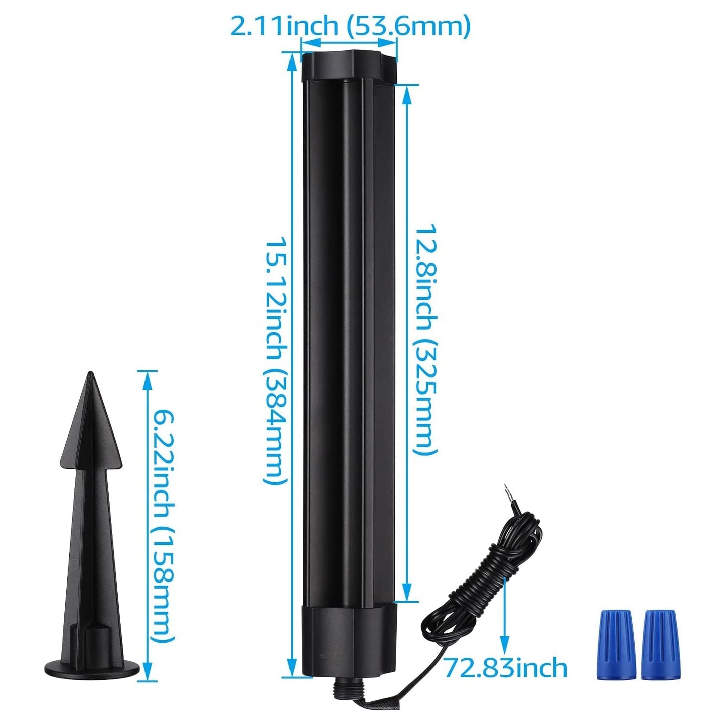 ALP14 12-Pack 4W LED 12V Low Voltage Pathway Lighting Package, AC/DC Landscape Driveway Lights - Tampa soil911.com