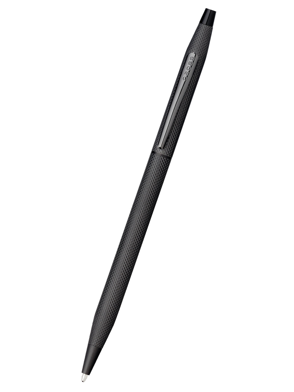 Cross Classic Century brushed black PVD ballpoint pen with textured grip and clip on Tampa Home & Garden Store