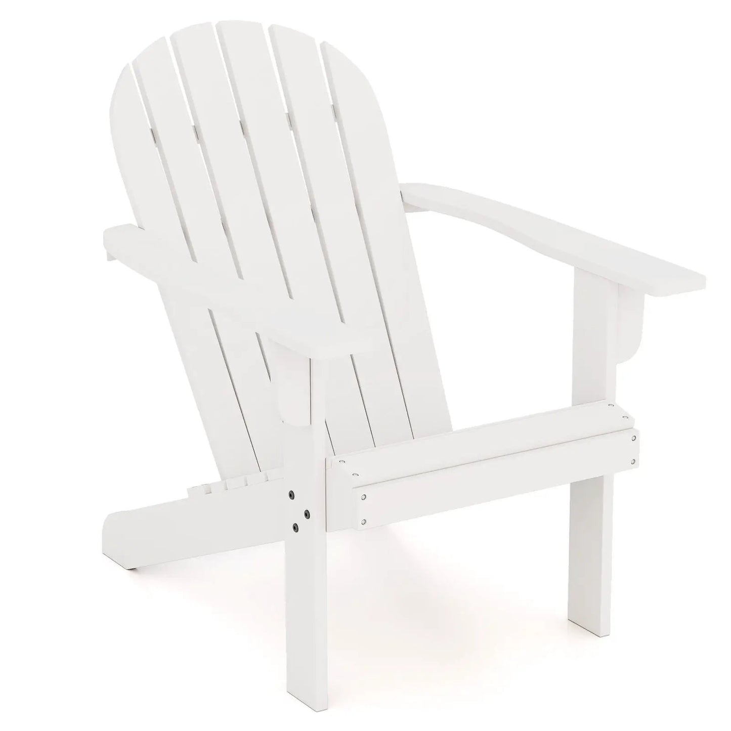 Acacia Wood Lounge Patio Adirondack Chair with Inclined Seat-Blue - Tampa Home & Garden Store