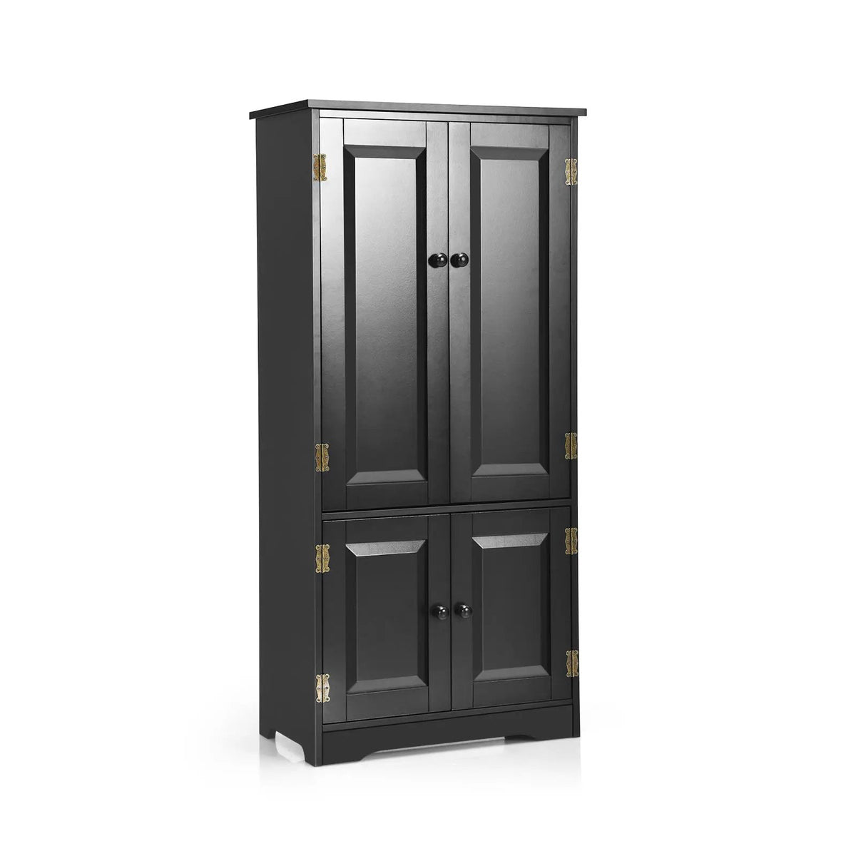 Accent Storage Cabinet with Adjustable Shelves in black wood finish on Tampa Home & Garden Store
