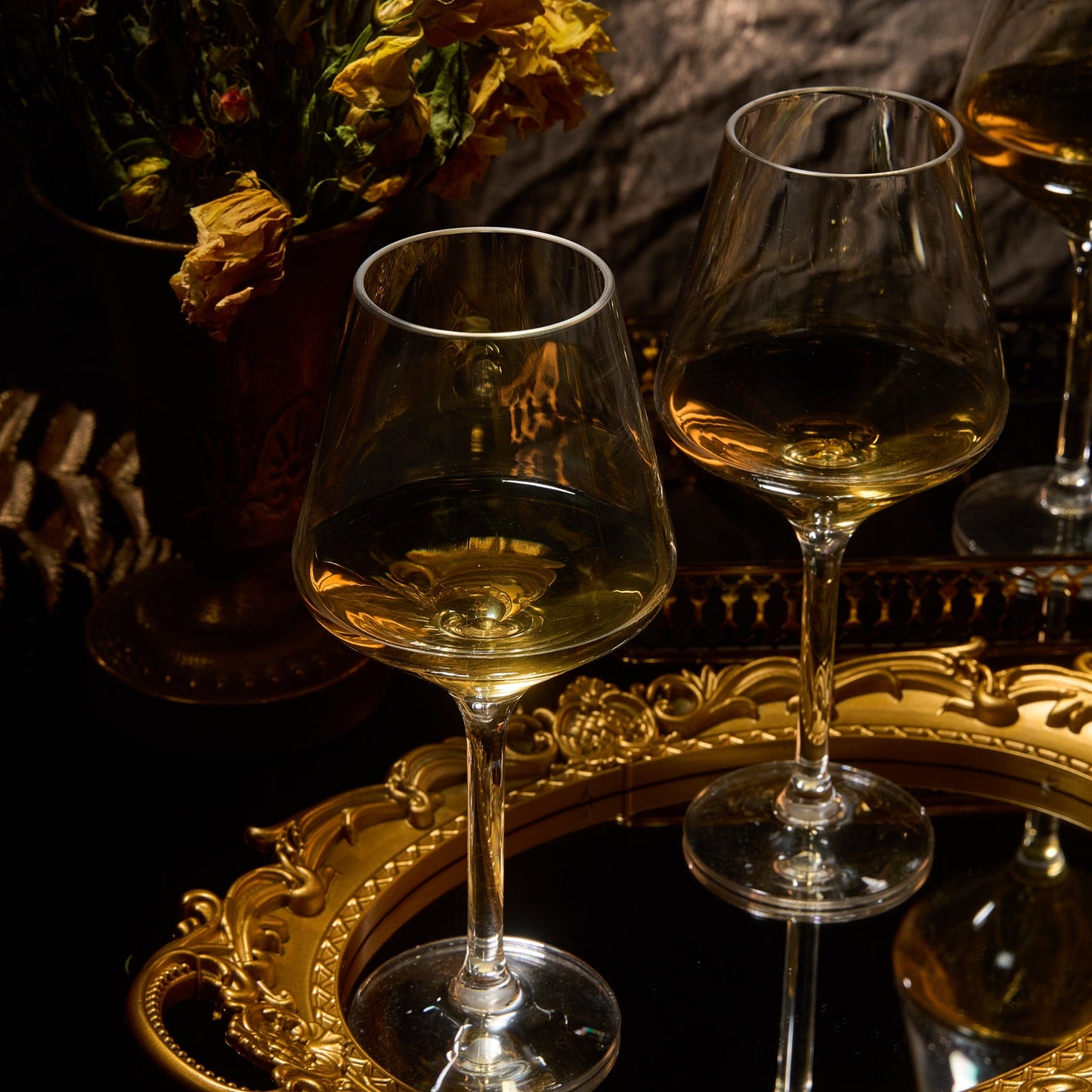 Barcelona Set of 4 Acrylic Stemless Wine Glasses