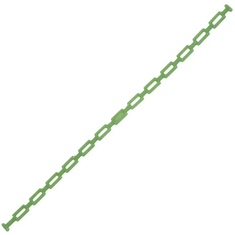 Green plastic chain ties for vines and tubing, gardening tool, Grow Organic on Tampa Home & Garden Store