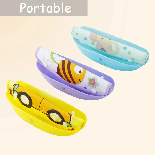 Amplim Convertible Baby Feeding Bibs 3-Pack in bright multicolor prints waterproof on Tampa Home & Garden Store