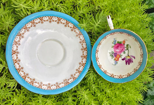 Antique Tea Cup and Saucer by Aynsley, England - Tampa Home & Garden Store