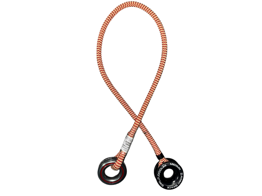 Arbo Space friction saver 28in rigging with red-white braided rope and dual pulleys on Tampa Home & Garden Store