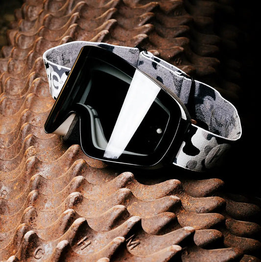 Goggles Havoc Infinity Arctic Camo, black lens, camo strap, motorcycle eyewear on Tampa Home & Garden Store