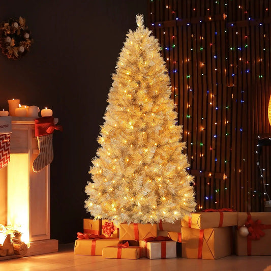 6ft Xmas tree with branch tips and warm white LEDs DirectDeals on Tampa Home & Garden Store