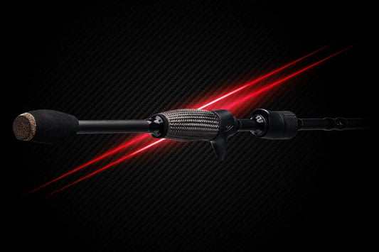 Denali AttaX Pro Series saltwater baitcasting fishing rod with carbon fiber grip on Tampa Home & Garden Store
