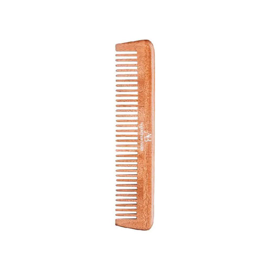 Neem comb Nava Beauty copper-toned fine-tooth hair care tool on Tampa Home & Garden Store