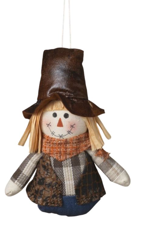 Autumn Scarecrow Ornament - - Tampa Home & Garden Store