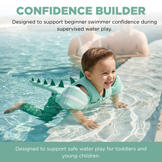 Toddler Dinosaur Swim Jacket and Sleeves