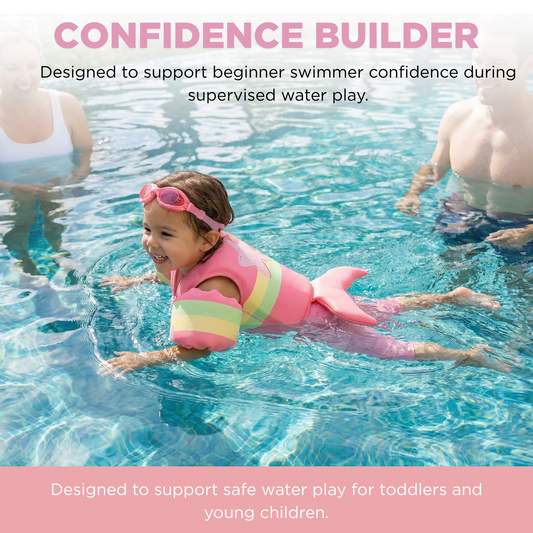 Toddler Swim Vest With Sleeves For Pool and Beach