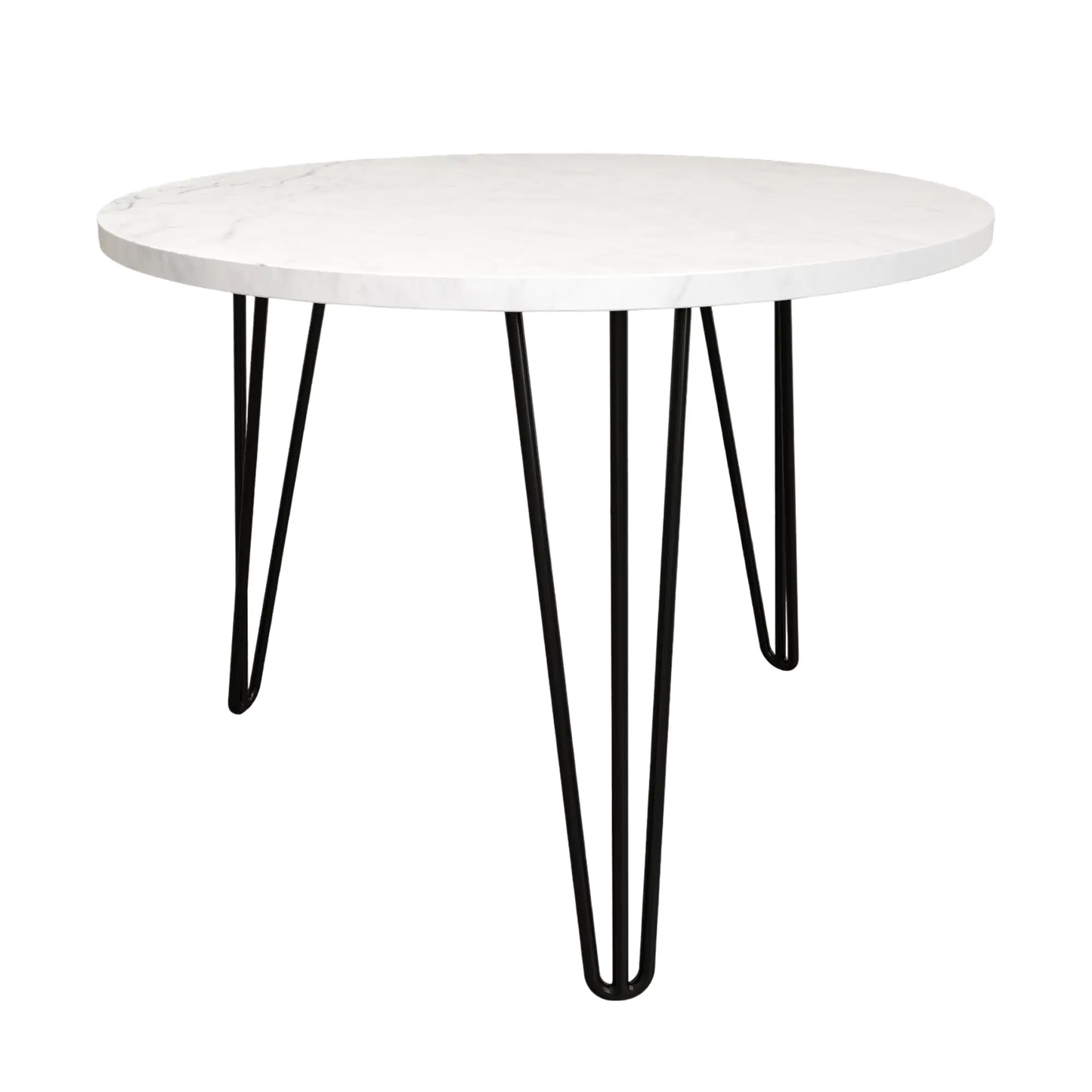 Ensemble de 2 tables basses gigognes rondes de 27,56'', tables d'appoint gigognes circulaires avec base métallique robuste pour salon, chambre, blanc