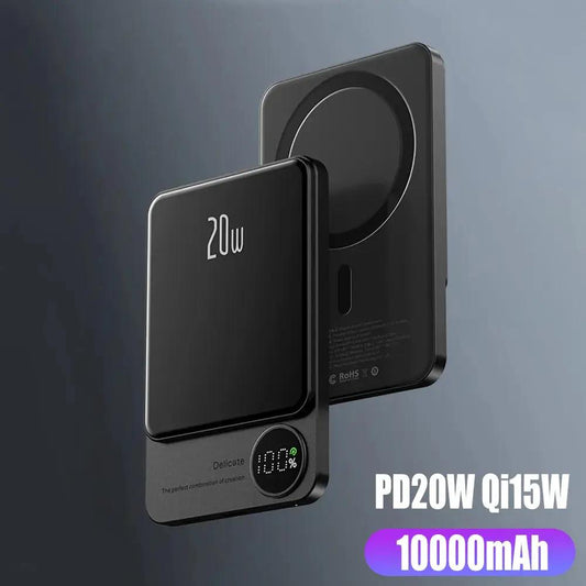 MagSafe magnetic power bank black 10000mAh PD20W wireless charger on Tampa Home & Garden Store