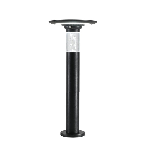 Solar lawn light with dimmable LED module on black stake for landscape pathway lighting on Tampa Home & Garden Store