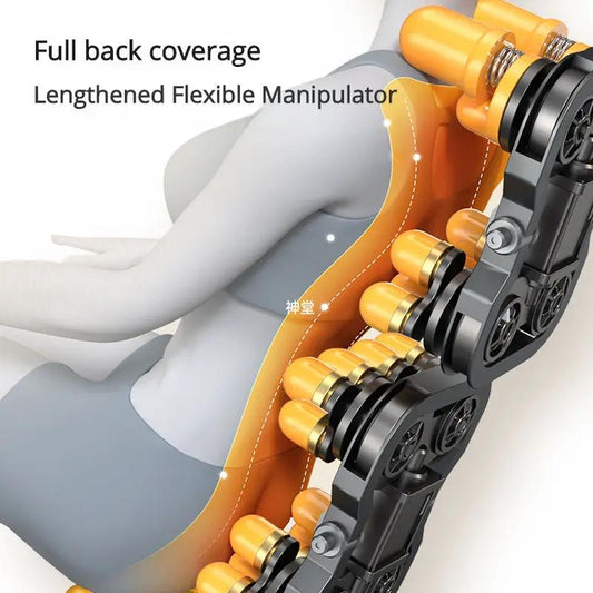 Gravity AI Massage Chair 3D-8D Full Body with orange roller track VIP Digital Presence on Tampa Home & Garden Store