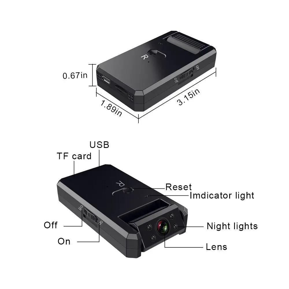 4K mini camcorder with WiFi and night vision, compact black body with USB & TF card on Tampa Home & Garden Store