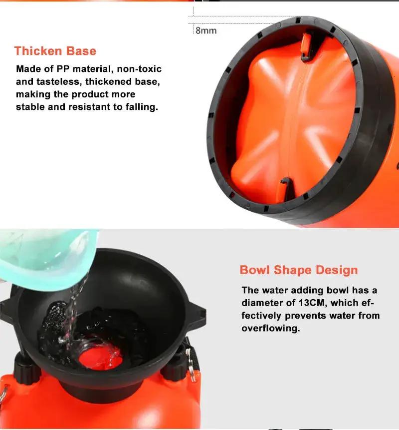 3-5 L garden pressure sprayer orange tank with black lid on Tampa Home & Garden Store