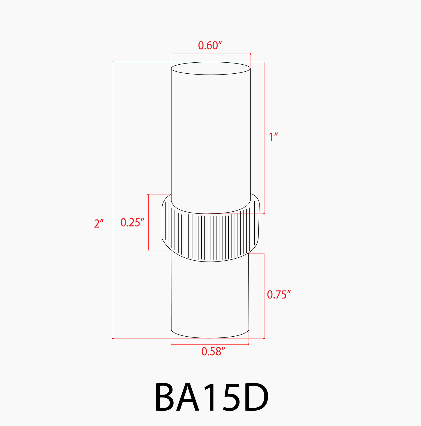 BA15D Bayonet Style LED Capsule 12V Energy Efficient 1156 Light Bulb