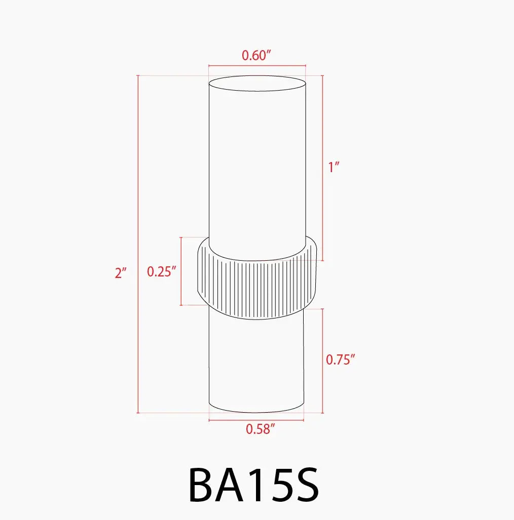 BA15S Bayonet Style LED Capsule 12V bulb Kings Outdoor Lighting LED light bulb on Tampa Home & Garden Store