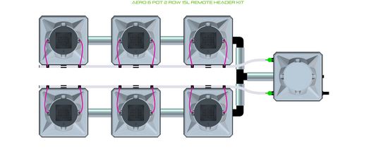 ALIEN AERO 6 Pot 2 Row Kit