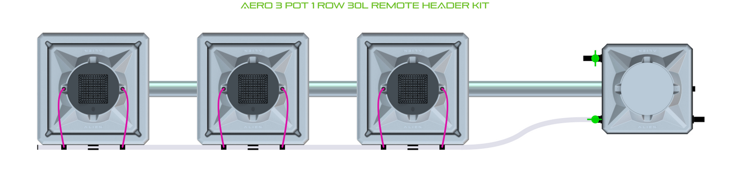 ALIEN AERO 3 Pot 1 Row Kit