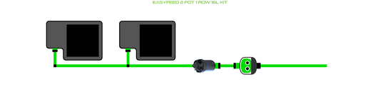 ALIEN EasyFeed 2 Pot 1 Row Kit