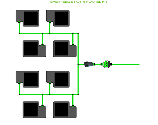 ALIEN EasyFeed 8 Pot 4 Row Kit