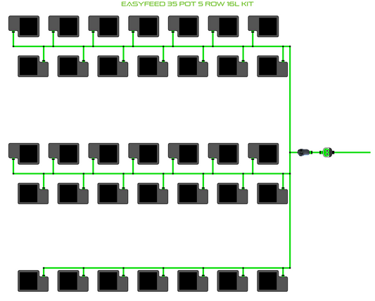 ALIEN EasyFeed 35 Pot 5 Row Kit