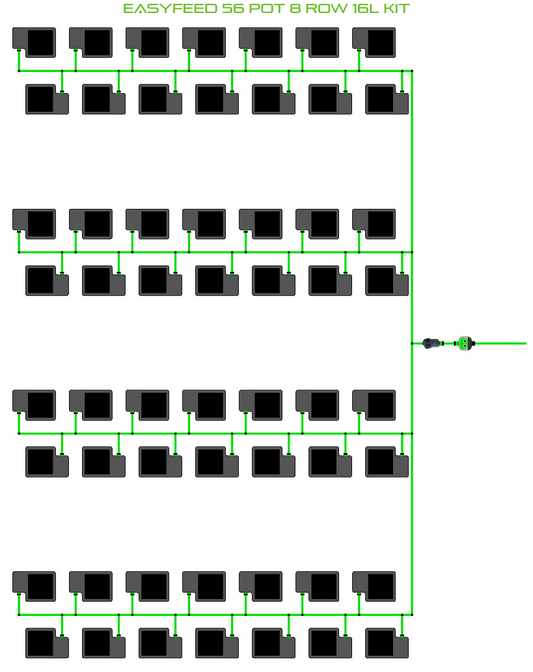 ALIEN EasyFeed 56 Pot 8 Row Kit