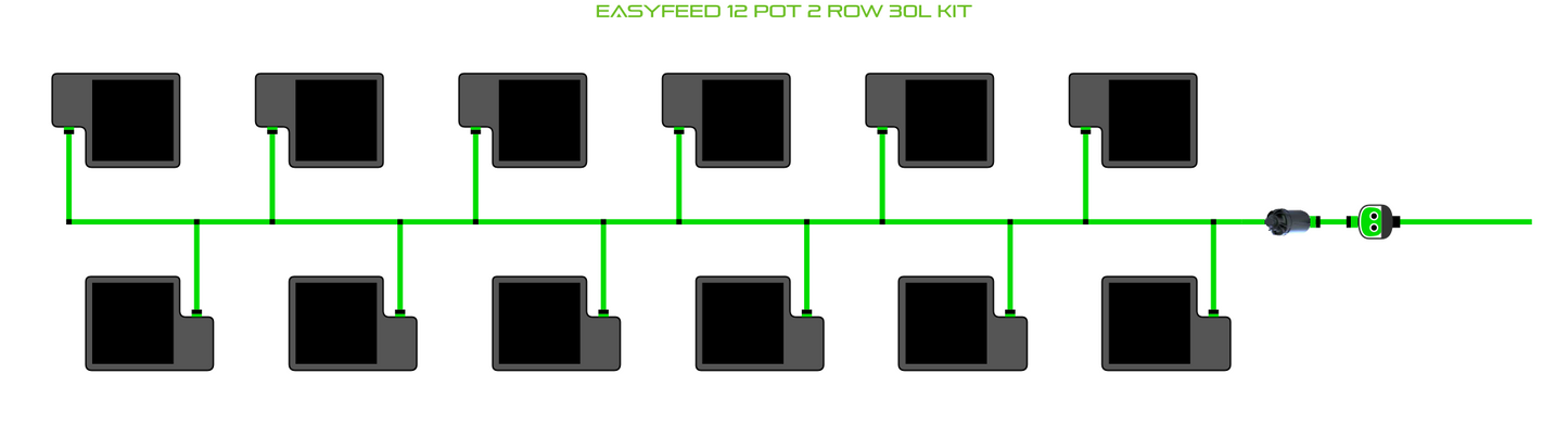 ALIEN EasyFeed 12 Pot 2 Row Kit