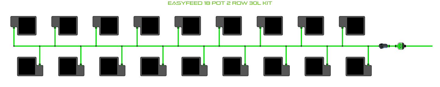 ALIEN EasyFeed 18 Pot 2 Row Kit