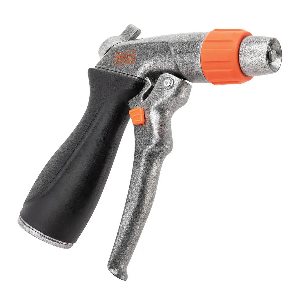 Black Decker adjustable front trigger nozzle with orange collar and black ergonomic grip on Tampa Home & Garden Store