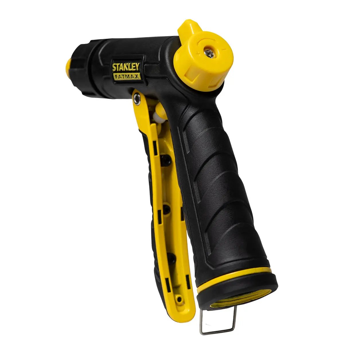 FatMax adjustable front trigger nozzle BDS91931 Stanley FatMax black yellow pistol grip spray nozzle on Tampa Home & Garden Store