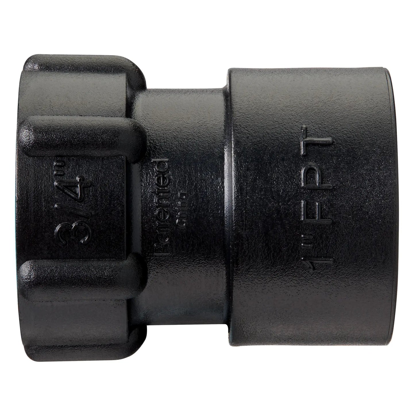 Blu-Lock 3/4 in to 1 in FPT adapter Orbit Irrigation black plastic on Tampa Home & Garden Store