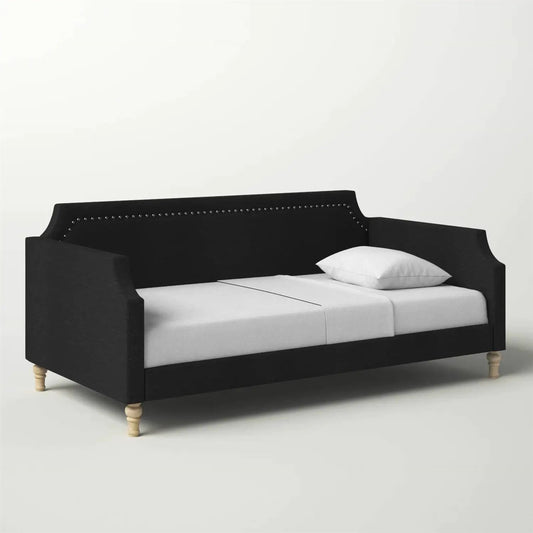 Twin Size Black Daybed with Nailhead Trim by HomePacific on Tampa Home & Garden Store